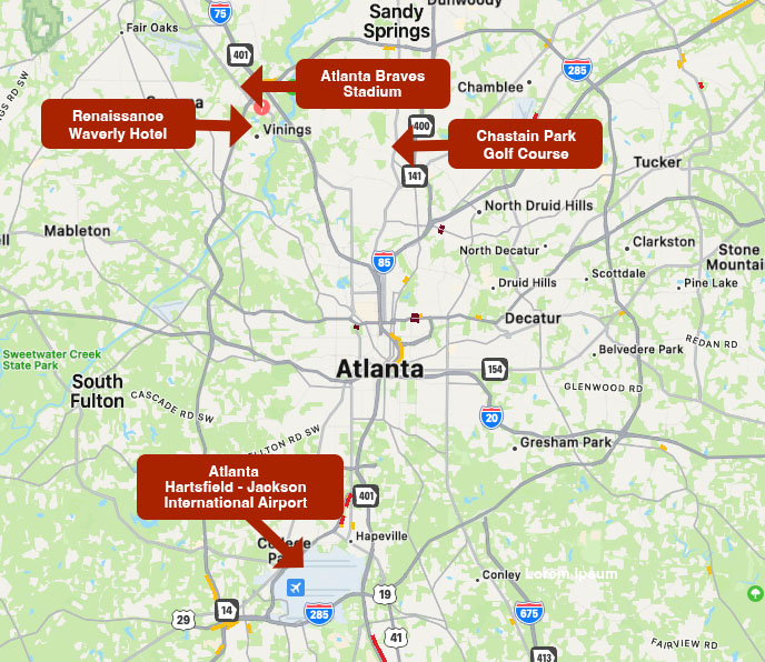 SECO Golf Map